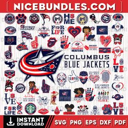 73 files columbus blue jackets team bundles svg, columbus blue jackets svg, nhl svg, nhl svg, instant download