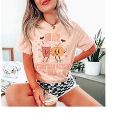 pumpkin spice shirt, in my pumpkin spice era fall shirt, pumpkin shirt, tis the season pumpkin spice fall t shirts, coff