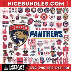 73 files florida panthers team bundles svg, florida panthers svg, nhl svg, nhl svg, instant download