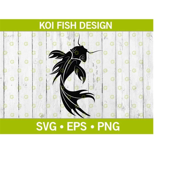 Swimming Koi Fish SVG, Swimming Fish Svg, Koi Fish Cut File, - Inspire ...