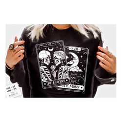 the lovers svg, the lovers tarot card svg, the moon tarot card svg, skeleton lovers svg, lovers skeletons svg, tarot car