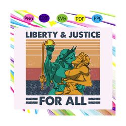 liberty and justice for all svg, lgbt svg, pride lgbt svg, pride 2020, gay pride svg, lesbian shirt, gay shirt, equality
