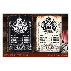 bbq timer svg, master grill timer svg, bbq poster svg, bbq rules svg, grill svg