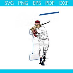 vintage richie ashburn swing mlb player png download