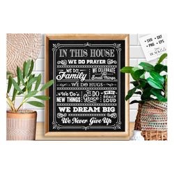in this house svg, house rules poster svg, welcome to our house svg, house rules svg, in this house poster svg, in this