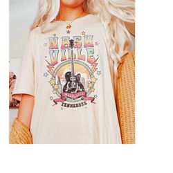 nashville tennessee western graphic tee, country music shirt, country concert tee, tennessee gifts, nashville girls trip