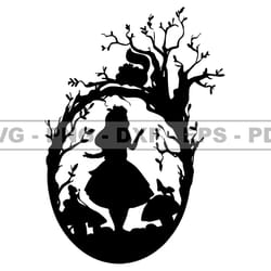 alice in wonderland svg, alice svg, cartoon customs svg, incledes png dsd & ai files great for dtf, dtg 22