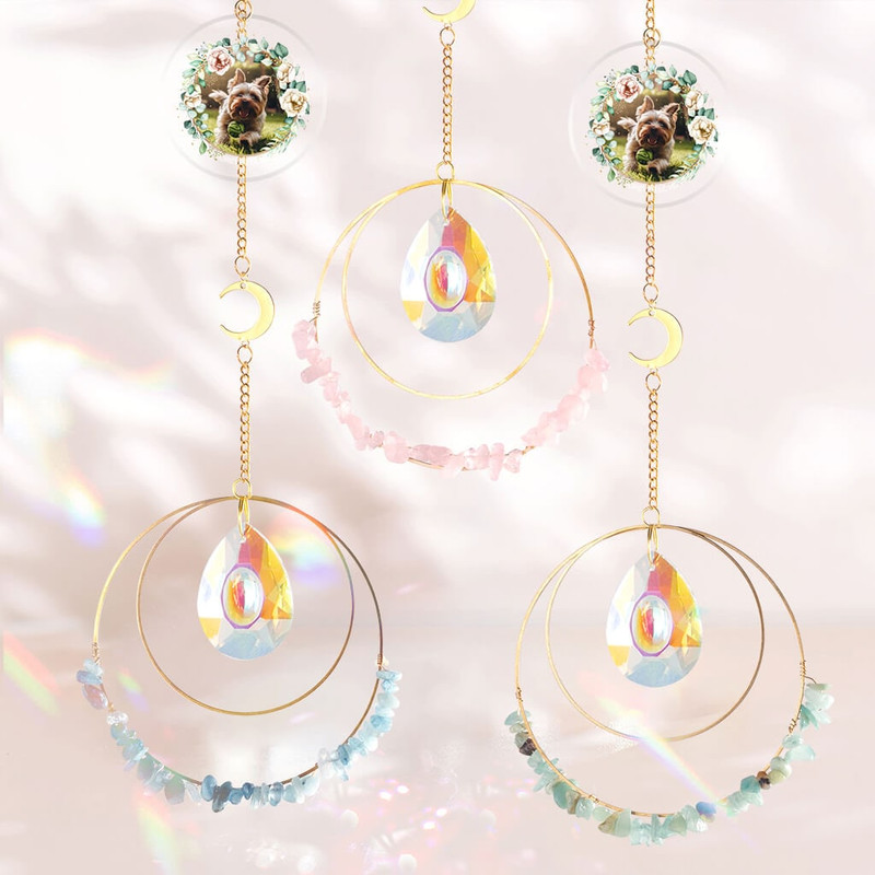 Personalized Pet Memorial Sun Catcher, Crystal Rainbow Bridge Sun Catcher - A Cherished Pet Memorial Gift, Loss of Pet Sympathy Gift - 1.jpg