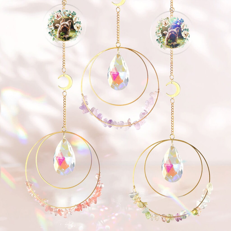 Personalized Pet Memorial Sun Catcher, Crystal Rainbow Bridge Sun Catcher - A Cherished Pet Memorial Gift, Loss of Pet Sympathy Gift - 2.jpg