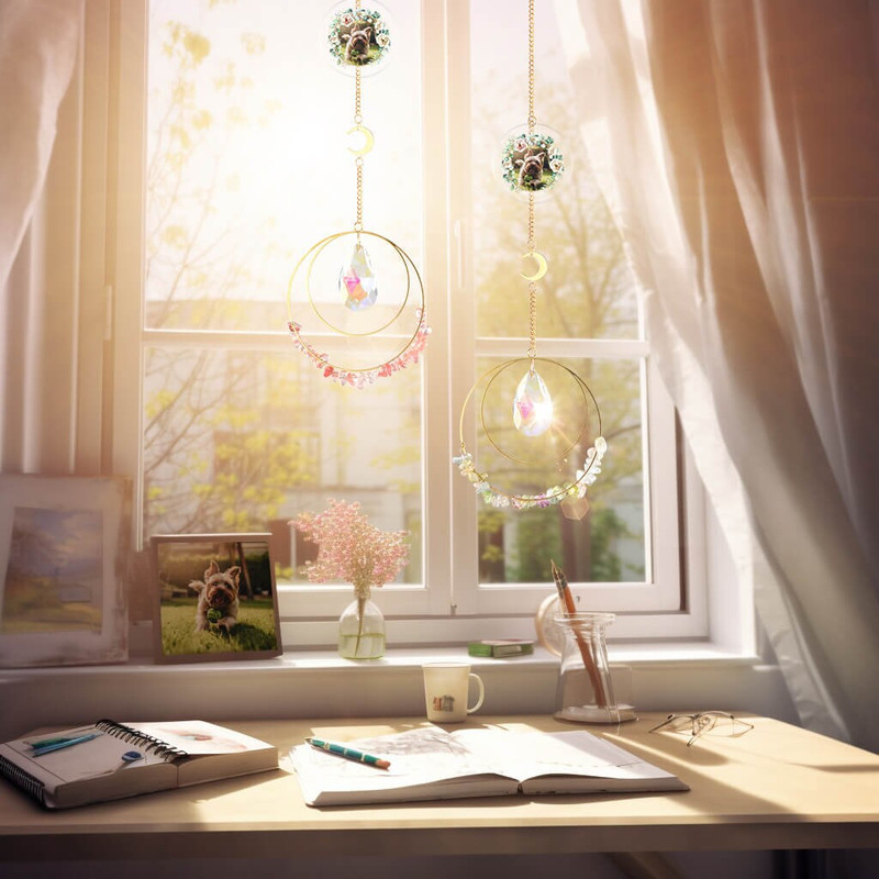 Personalized Pet Memorial Sun Catcher, Crystal Rainbow Bridge Sun Catcher - A Cherished Pet Memorial Gift, Loss of Pet Sympathy Gift - 9.jpg