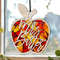 Personalized Suncatcher For Teacher, Custom Teacher Ornament, Apple Ornament, Teacher Gift, Handmade Gift, Job Title Gift, Decoration Gift - 1.jpg
