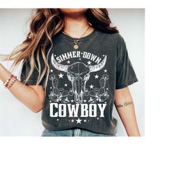 cowboy shirt, comfort colors western graphic tee, cute western shirts, cowgirl shirt, country shirts, wild west shirt, s