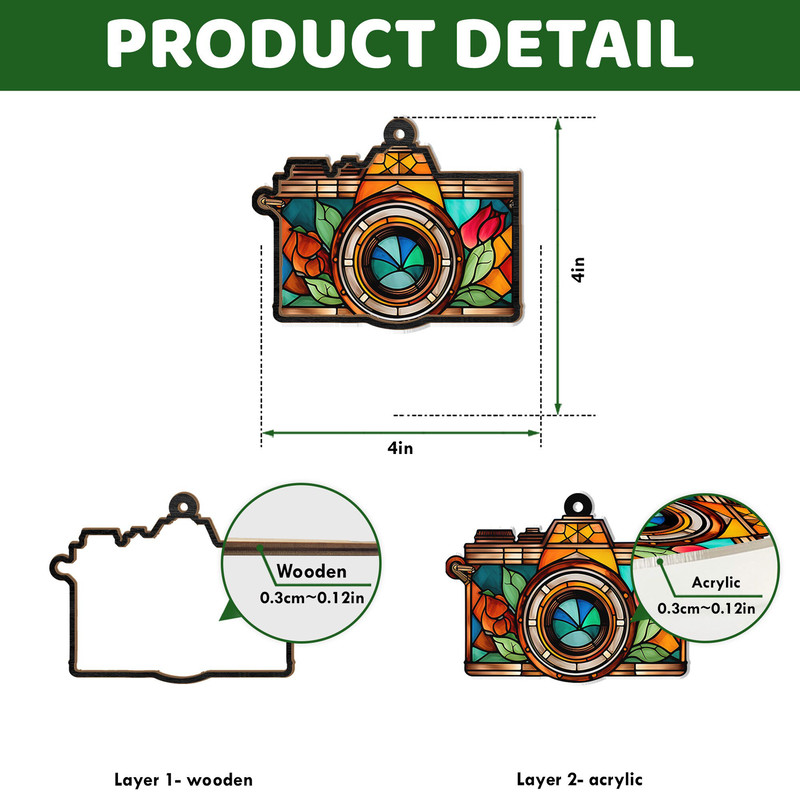 Vintage Camera Suncatcher Gifts, Vintage Camera Suncatcher Ornament, Vintage Camera Suncatcher Gifts, Vintage Camera Christmas Ornament - 6.jpg