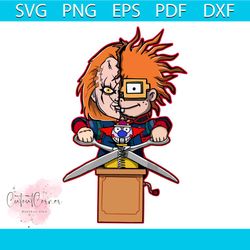 retro movie chucky childs play horror character png file