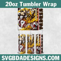 san diego padres 3d inflated tumbler wrap, 20oz mlb 3d tumbler, padres baseball 3d inflated, mlb tumbler 20oz template