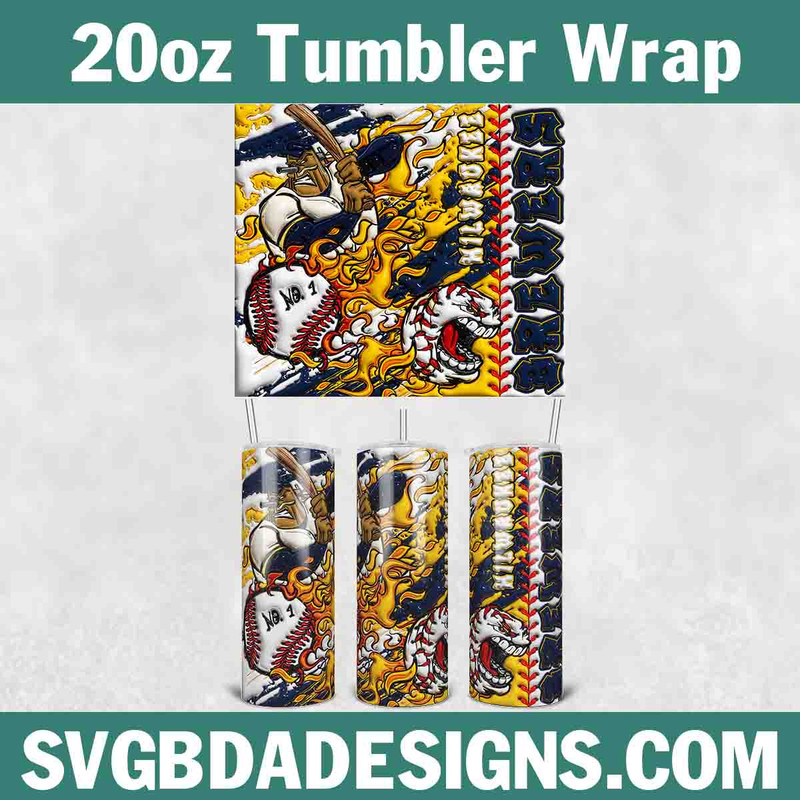 Milwaukee Brewers 3D Inflated Tumbler Wrap.jpg
