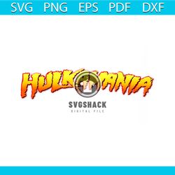 hulkamania logo hulk hogan wrestler png file for cricut