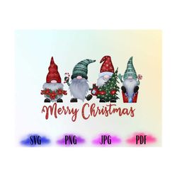 christmas gnome svg, vintage christmas clipart, digital download gnome, png christmas, holiday sublimation png,cricut fi