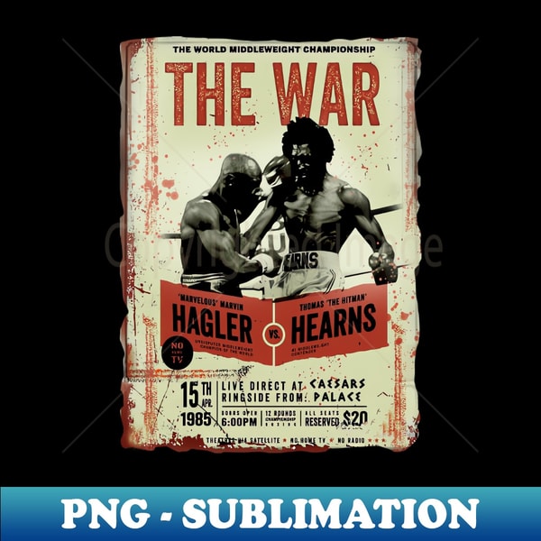 MAJORPAC Poster de boxe Marvin Hagler VS Thomas Hearns MAJORPAC Poster de boxe Marvin Hagler VS Thomas Hearns
