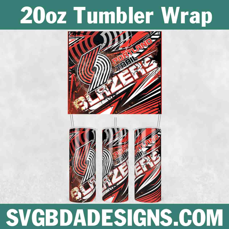 Portland Trail Blazers Tumbler Template 20oz.jpg