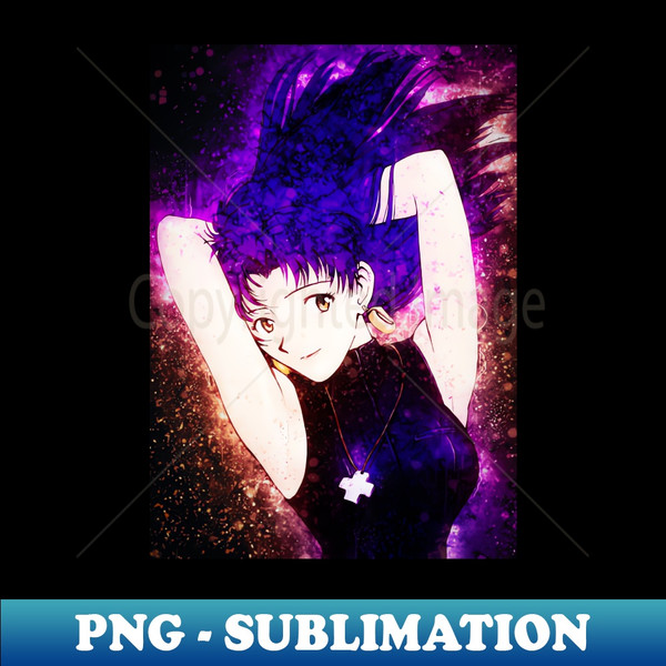 Misato Katsuragi Neon Genesis Evangelion Exclusive PNG Sub Inspire
