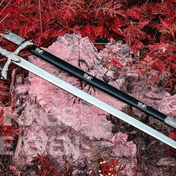 durendal sword of roland replica paladins knight sword with scabbard