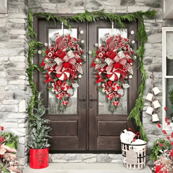 Holiday deco Christmas decor Pendant Snowman decorations, Christmas decor Christmas gifts Door Wreath Decor Seasonal