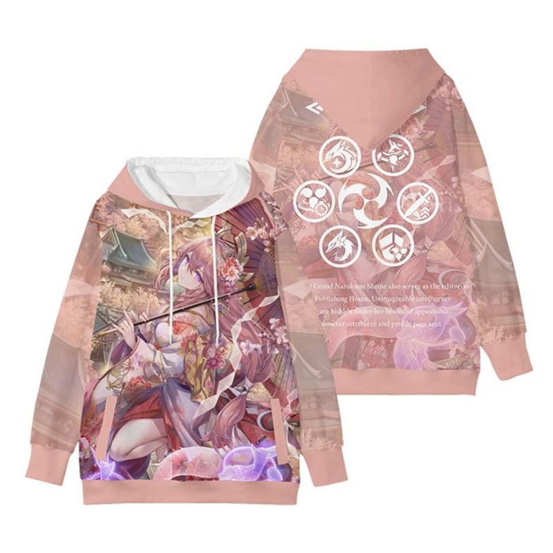 Keqing Genshin Impact All Over Print 3D Hoodie Zip Hoodie, Keqing Genshin Impact Hoodie 3D Zip Hoodie Fleece Hoodie