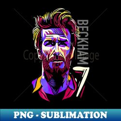 David Beckham popart cartoon - Digital Sublimation Download File - Instantly Transform Your Sublimation Projects