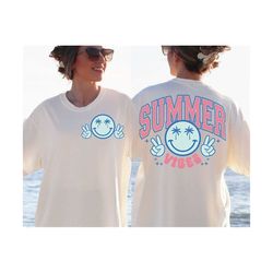 retro summer vibes svg,  retro summer svg, groovy summer vibes, summer svg, beach svg, groovy svg, smiley face svg, tren