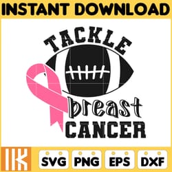breast cancer svg, tackle breast cancer svg, cancer awareness, instant download, ribbon svg