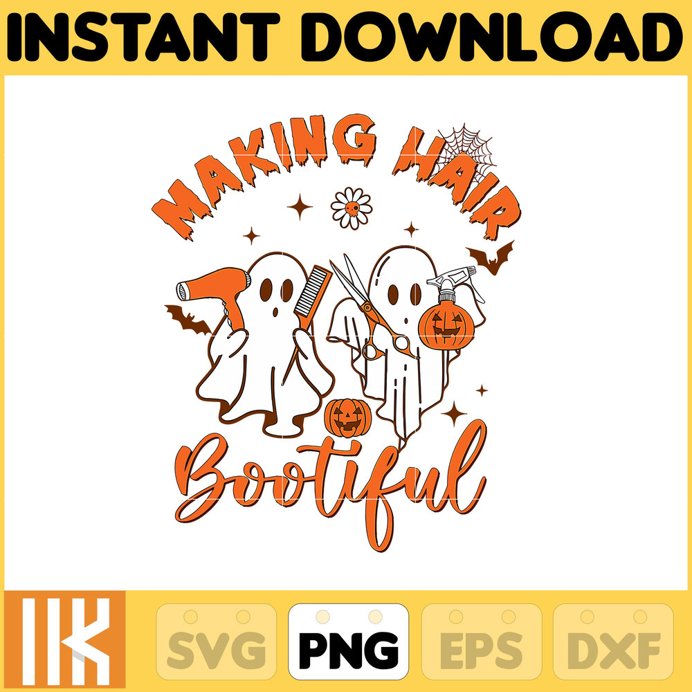 Making Hair Bootiful Png, Funny Halloween Ghost Png, Halloween Hairdressed Png, Bootiful Halloween Png, Trendy Ghost, Hair Stylist (1).jpg