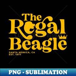 Distressed The Regal Beagle 1977 - Instant PNG Sublimation Download - Bold & Eye-catching