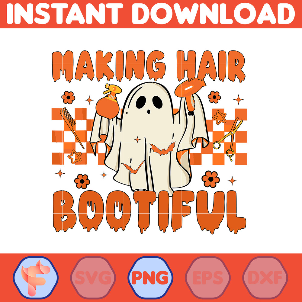 Making Hair Bootiful Png, Funny Halloween Ghost Png, Halloween Hairdressed Png, Bootiful Halloween Png, Trendy Ghost, Hair Stylist (5).jpg