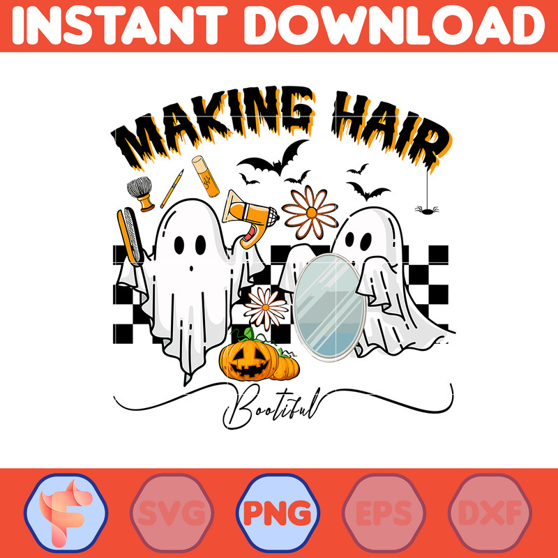 Making Hair Bootiful Png, Funny Halloween Ghost Png, Halloween Hairdressed Png, Bootiful Halloween Png, Trendy Ghost, Hair Stylist (6).jpg
