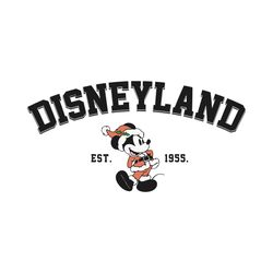 vintage disneyland christmas mickey mouse est 1955 svg file