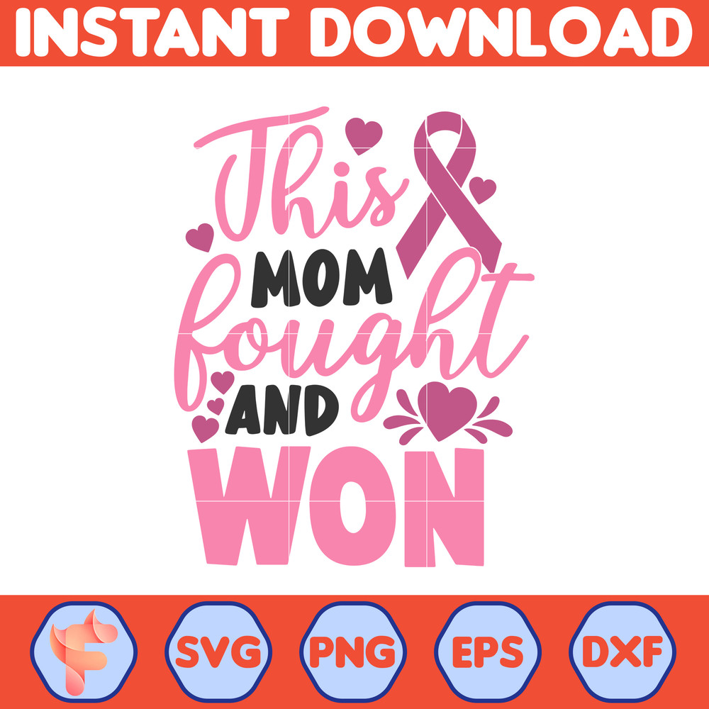 Breast Cancer Svg, Cancer Svg, Cancer Awareness, Instant Download, Ribbon Svg (47).jpg