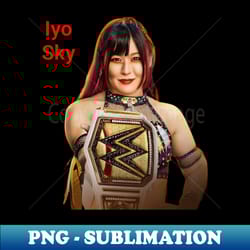 iyo sky wwe - png transparent digital download file for sublimation - add a festive touch to every day