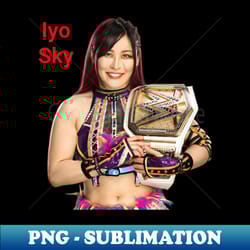 wwe iyo sky - premium sublimation digital download - perfect for sublimation mastery