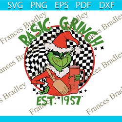 christmas movie characters retro basic grinch svg download