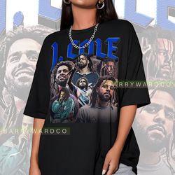 j cole vintage 90s shirt  sweatshirt  hoodies, j cole t-shirt, j cole graphic tee, oversized unisex 90s graphic tee, gif