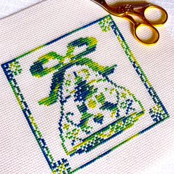 VARIEGATED CHRISTMAS CATS ORNAMENT cross stitch pattern PDF by CrossStitchingForFun Instant Download