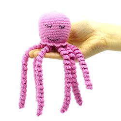 personalized octopus toy plush, personalized stuffed animals for babies, baby sensory toy, jellyfish baby toy