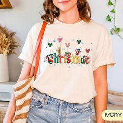 vintage mickey and friend christmas shirt,disney family christmas shirt,disney ears christmas shirt,disney trip shirt x1