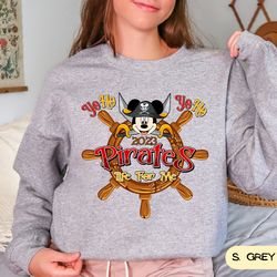 custom disney cruise family shirts, yo ho yo ho a pirates life for me sweatshirt,matching,disney vacation cruise shirt,