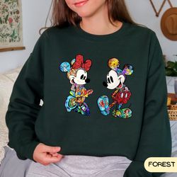 disney couple sweatshirt, mickey mouse crewneck, minnie mouse shirt, disney family shirt, disney trip hoodie, disney, di