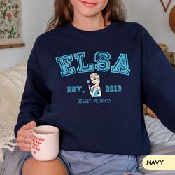 disney princess elsa sweatshirt, disney princess shirt, disney character shirt, jasmine, disney trip shirt, disney belle