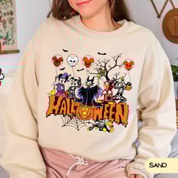 magical land halloween sweatshirt, halloween sweatshirt, trendy sweatshirt, disneyland sweatshirt, oversized sweatshirt