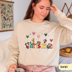 mickey ears christmas sweatshirt, magic kingdom christmas shirt, christmas castle crewneck, disney trip,party shirt, mic