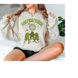 dancing frogs sweatshirt, take more chances dance more dances shirt, cottagecore frog shirt, positive vibes shirt,